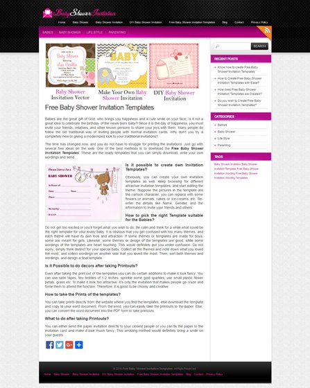 Baby Shower Invitaion: Free Baby Shower Invitation Templates